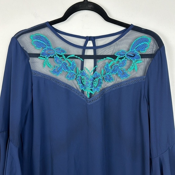 City Studio Womens Bell Sleeve A-line Dress Sz M - Picture 4 of 13